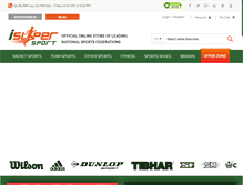 Tablet Screenshot of isupersport.com